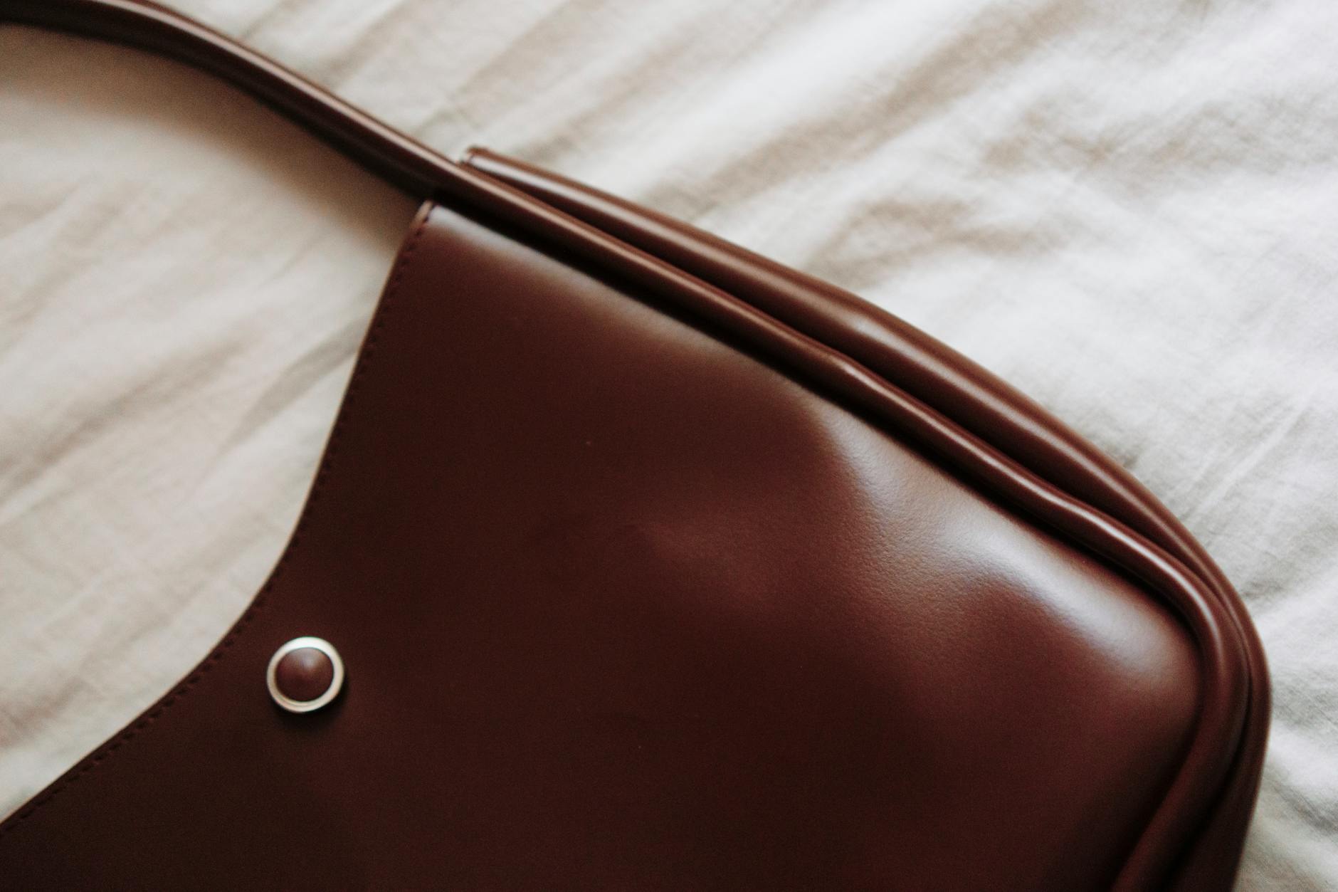 Detail of leather craftsmanship and stitching